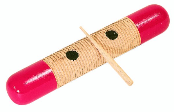 Guiro 1 ton instrument de musique percussion jouet en bois - Un