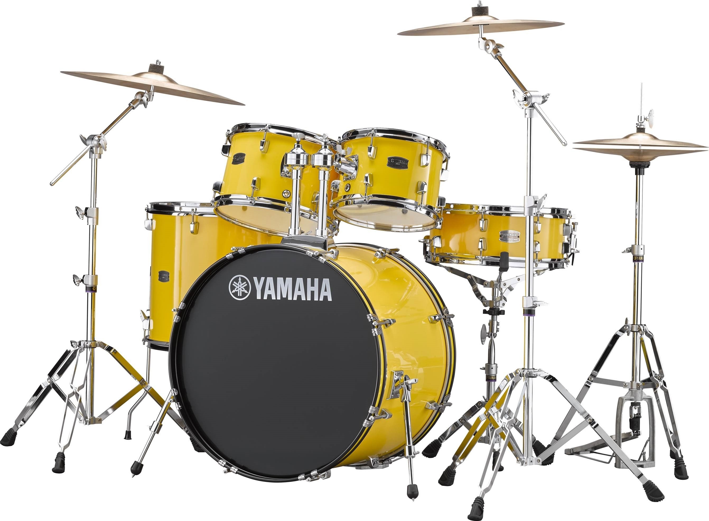 Yamaha RYDEEN RDP0F5 - Batterie acoustique 5 fûts + pack de cymbales Paiste  - studio Hot Red 20