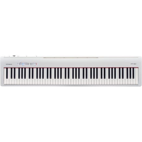 Roland Fp30 Blanc Piano Numerique Portable Roland Bauer Musique