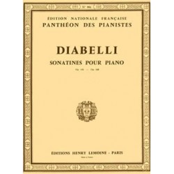 DIABELLI : SONATINES OP. 151 ET 168 Piano