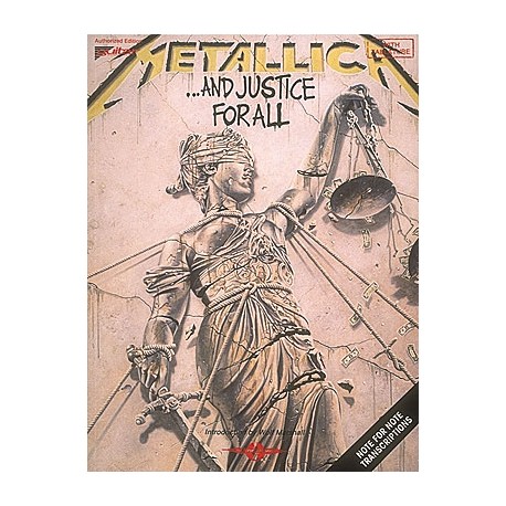 Metallica ... And justice for all tablatures