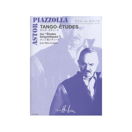 PIAZZOLLA TANGO ETUDES POUR FLUTE ET PIANO