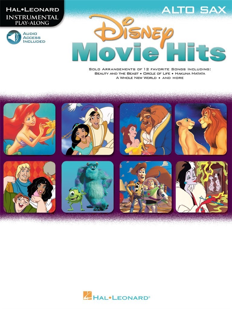 Disney Favorites partition saxophone Alto CD accompagnement éditions Hal  Leonard