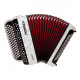 HOHNER ACCORDEON BOUTONS NOVA II 80 BLEU