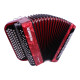 HOHNER ACCORDEON BOUTONS NOVA II 80 BLEU