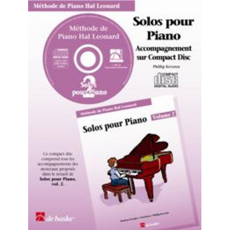 Kreader / Kern Jerome / Keveren Solos Pour Piano Accompagnement Volume 2. CD