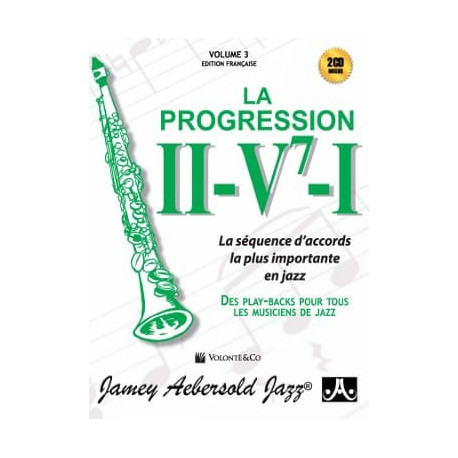 METHODE AEBERSOLD Volume 3 Edition Anglaise - II-V7-I Progression