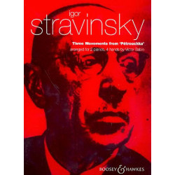 STRAVINSKY 3 Mouvements de Petrouchka. 2 Pianos