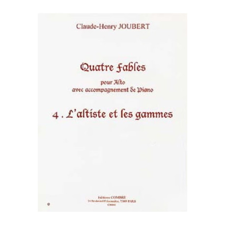 Claude-Henry Joubert L'altiste et les Gammes N° 4 des Quatre Fables