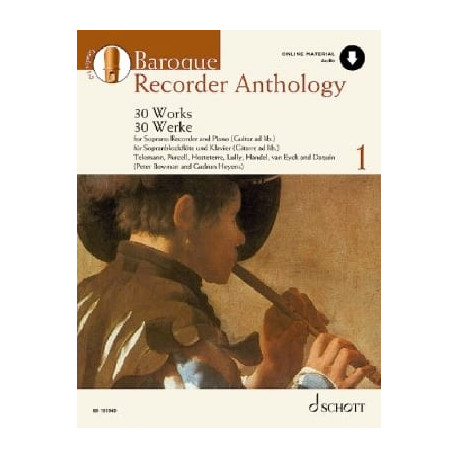 Baroque Recorder Anthology Volume 1 Avec téléchargement Audio.