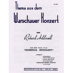 Richard Addinsell Thema aus dem Warschauer Konzert