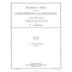 Rode Pierre / Catherine Georges 1er Solo du Concerto n° 8