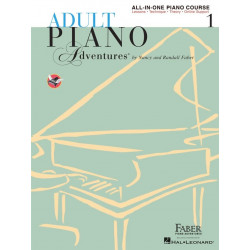 Nancy Faber Adult Piano Adventures All-In-One Book 1