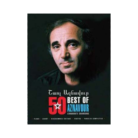 50 Best of chansons P/V/G tab + 2 titres bonus AZNAVOUR Charles