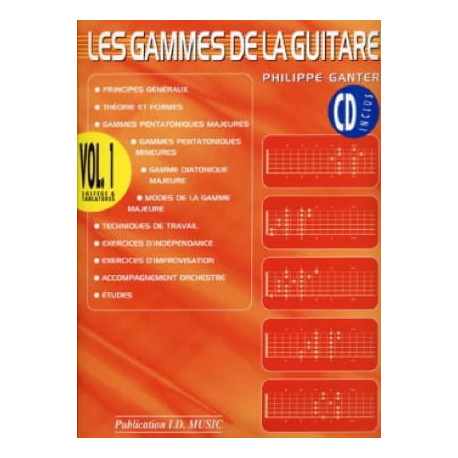 Philippe Ganter Les Gammes de la Guitare - Volume 1