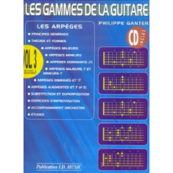 Philippe Ganter Les Gammes de la Guitare - Volume 3 AVEC CD.