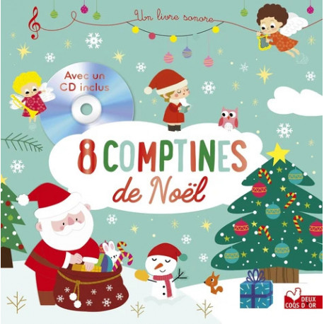 8 COMPTINES DE NOEL AVEC UN CD INCLUS