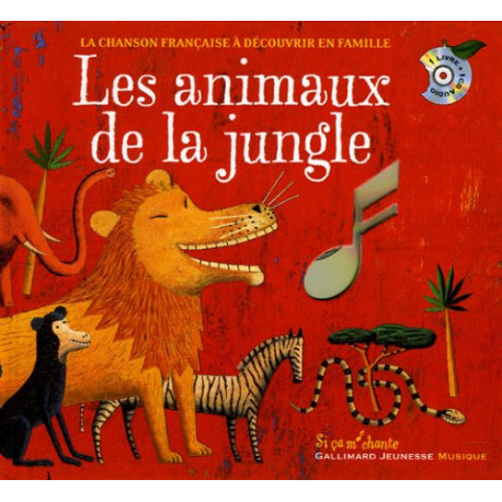 Les animaux de la jungle livre-cd