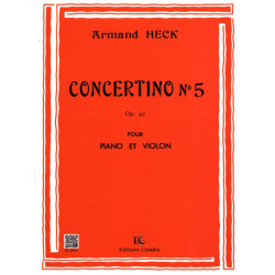 J. Armand Heck Concertino n° 5 op. 42