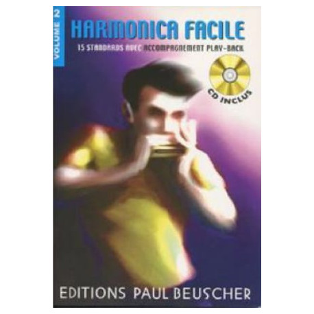 Harmonica Facile Volume 2 AVEC CD.