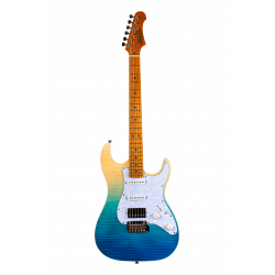 JET GUITARS JS450 TRANSPARENT BLUE