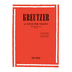 Rodolphe Kreutzer 42 Studi per Violino - Viola Bennici