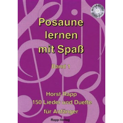 Horst Rapp Posaune Lernen mit Spass Volume 1 AVEC CD.