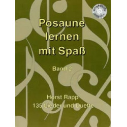 Horst Rapp Posaune Lernen mit Spass Band 2 AVEC CD.