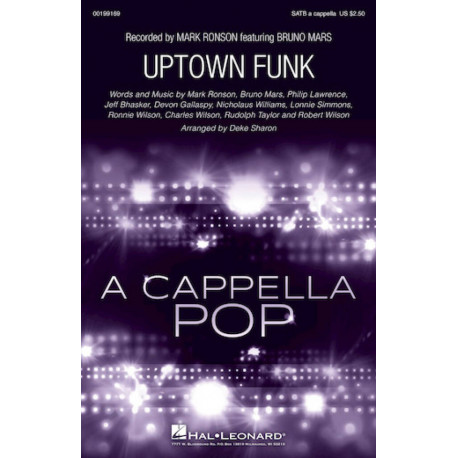 Uptown Funk Quantité minimale de vente : 5 exemplaires.