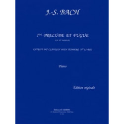 BACH 1er Prélude et Fugue Ut Majeur