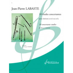 Jean-Pierre Labaste 10 Etudes Concertantes