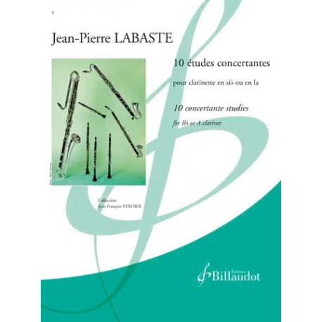 Jean-Pierre Labaste 10 Etudes Concertantes