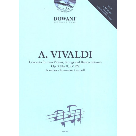 VIVALDI Concerto pour 2 Violons Op. 3 N° 8 Rv 522 en la Mineur