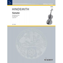 HINDEMITH Sonate, op. 25 n° 1