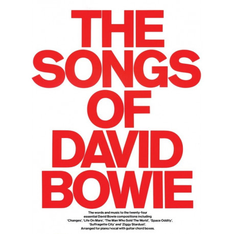 David Bowie The Songs Of David Bowie