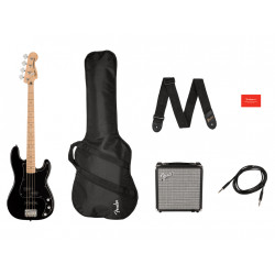 SQUIER PACK AFFINITY SERIES PRECISION BASS BLACK