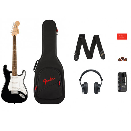 SQUIER PACK AFFINITY STRATOCASTER BLACK