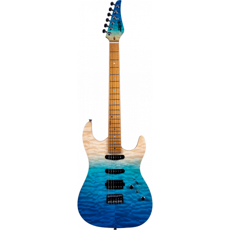 JET GUITARS JS1000 TRANSPARENT BLUE