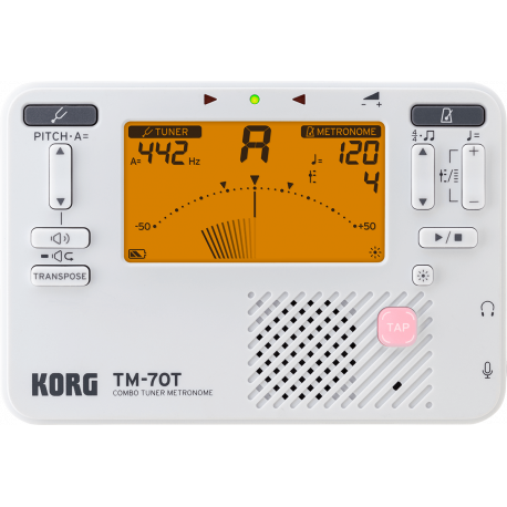 ACCORDEUR METRONOME KORG TM70TWH blanc