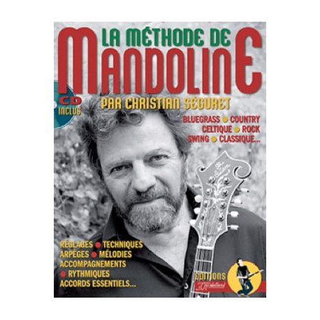 Christian Séguret La Méthode de Mandoline AVEC CD.