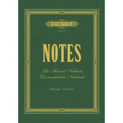 CARNET DE NOTES MUSICAL PETERS