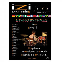 Méthode iZi Drumming – ETHNO RYTHMES Livre 1