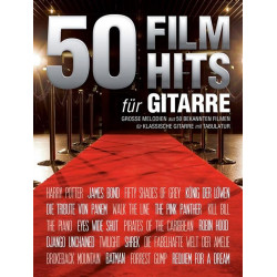 50 Film Hits pour Guitare