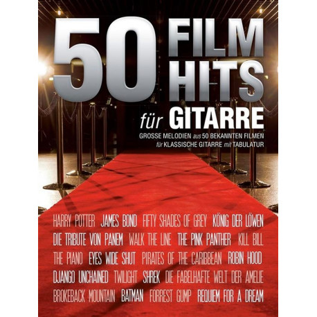 50 Film Hits pour Guitare