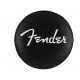 FENDER SPAGHETTI LOGO PICK POUCH BARSTOOL BLACK AND CHROME