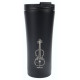 Coffee-to-go thermo mug: violin