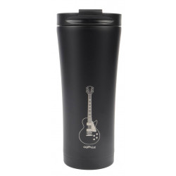 Coffee-to-go thermo mug: e-guitar