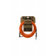 ORANGE CABLE INSTRUMENT 6 METRES DROIT /COUDE