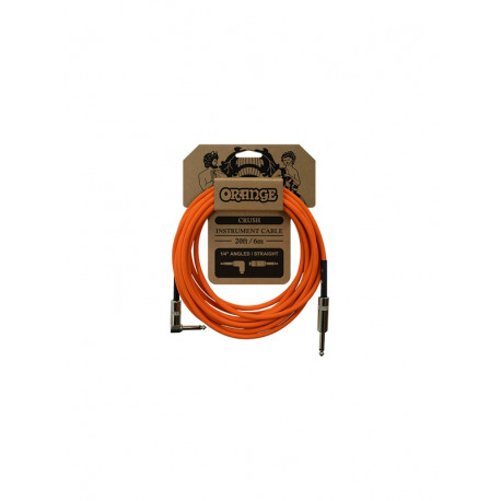 ORANGE CABLE INSTRUMENT 6 METRES DROIT /COUDE