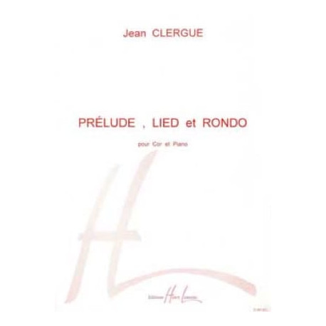 Jean Clergue Prélude, lied et rondo